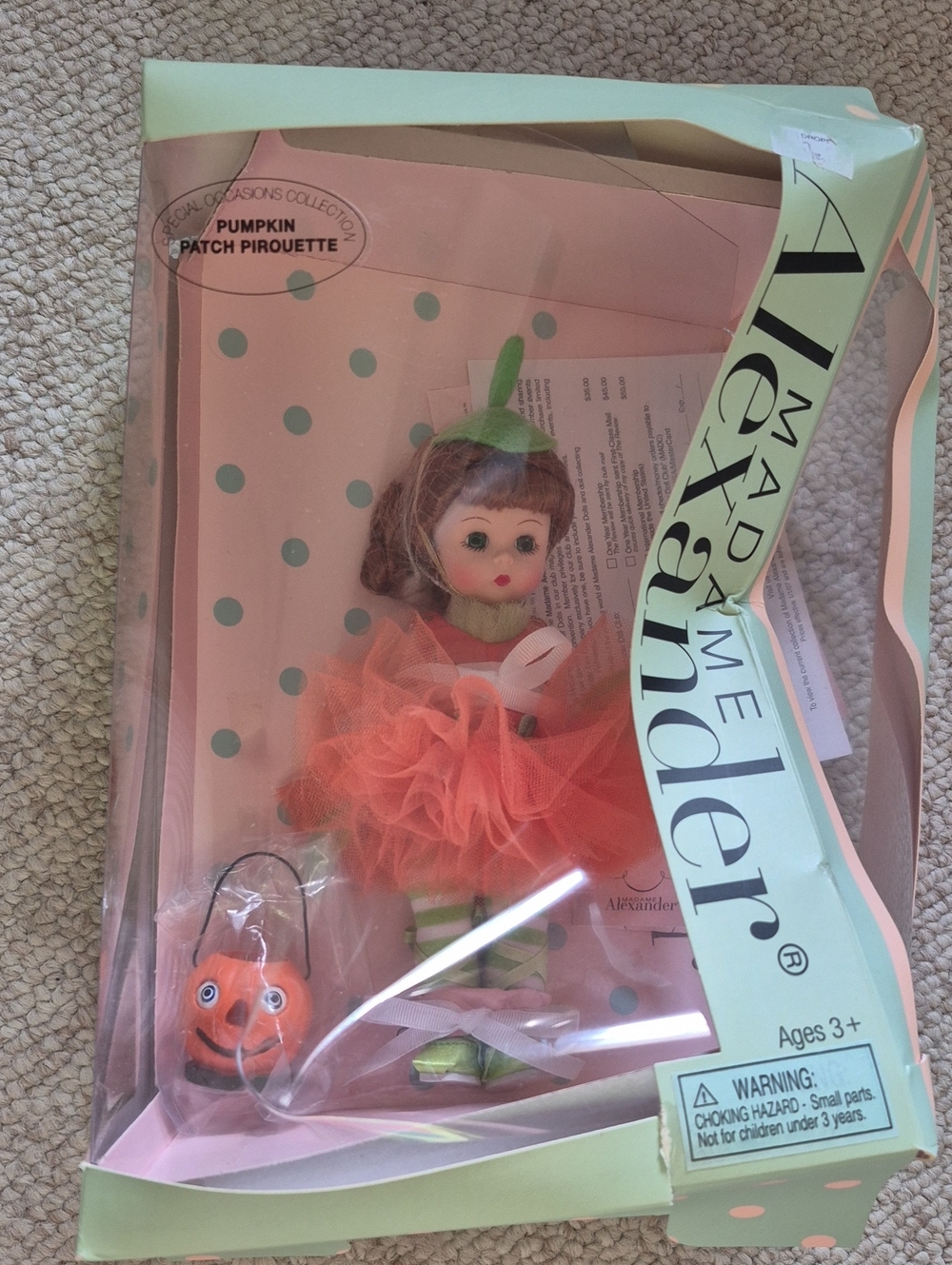Madame Alexander Pumpkin Patch Pirouette Doll – Special Occasions Collection – N